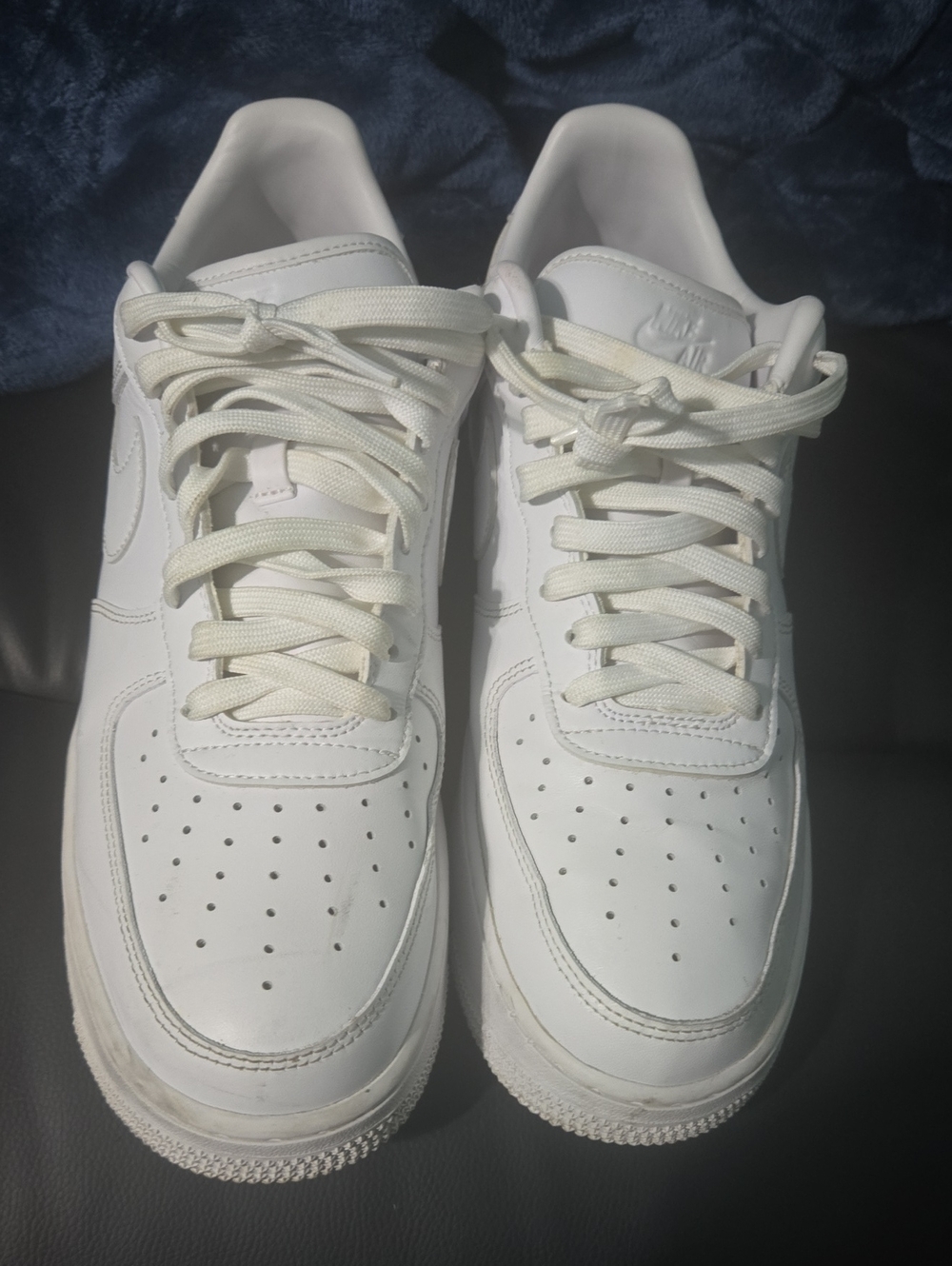 Nike All-White Low-Top Sneakers